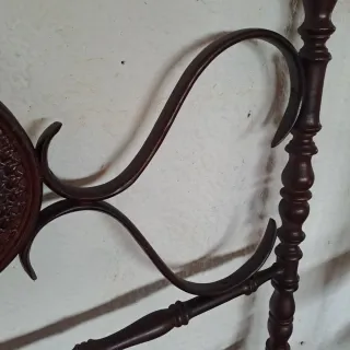 Cabecero Thonet madera y ratán