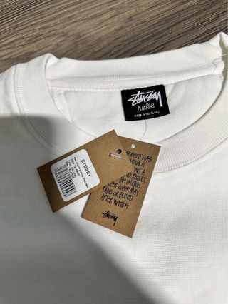 Camiseta Stussy Blanca Spider 8-Ball