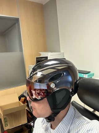 Casco Esquí UVEX Carbono con Visor