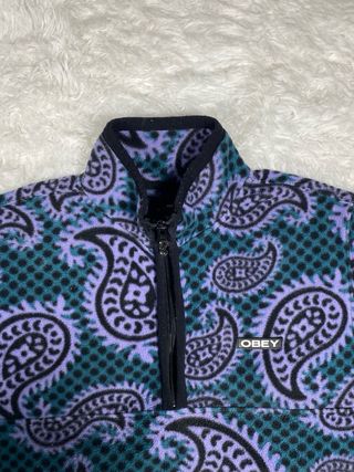 Polar OBEY Paisley Morado/Verde Talla S