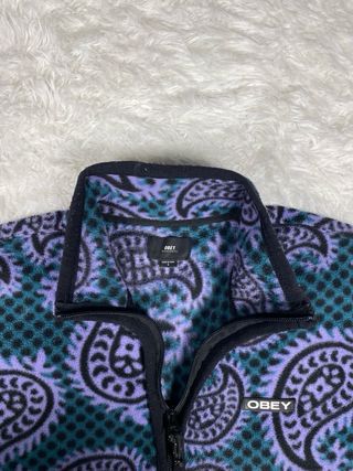 Polar OBEY Paisley Morado/Verde Talla S