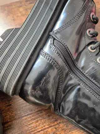 Botas militares con plataforma