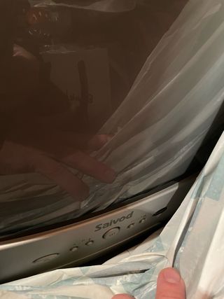 Televisor 15 VHS DVD Multicolor/Plata