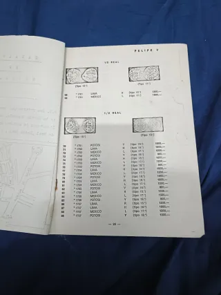 Catálogo de monedas de Medio Real. Carlos Castan.