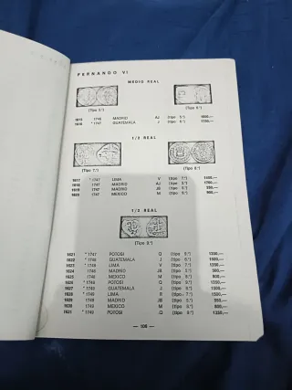 Catálogo de monedas de Medio Real. Carlos Castan.