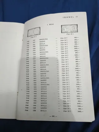 Catálogo de monedas de Medio Real. Carlos Castan.