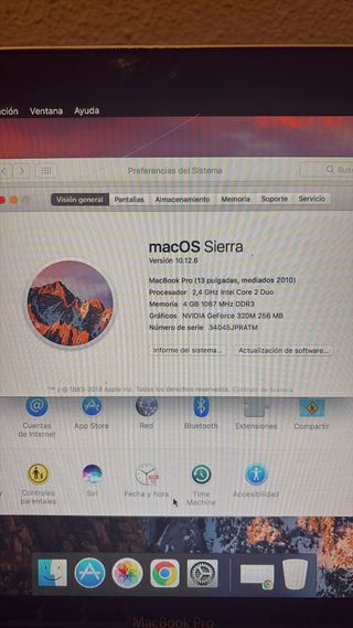 MacBook Pro 2010 Plata