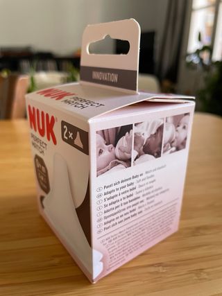 NUEVO - 2 Tetinas NUK Perfect Match S Silicona 0+m