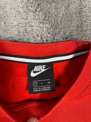 Sudadera Nike Air Roja Talla S