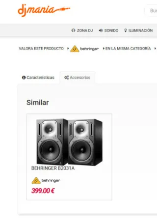 MONITORES BEHRINGER