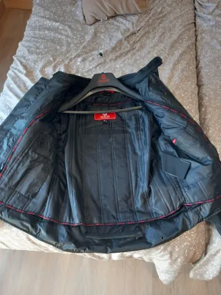 Chaqueta Moto Armure Hamo Waterproof Black/Yellow