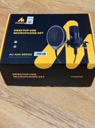 Micrófono Maono Profesional Mesa Negro
