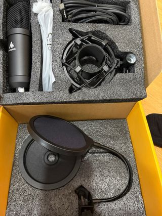 Micrófono Maono Profesional Mesa Negro