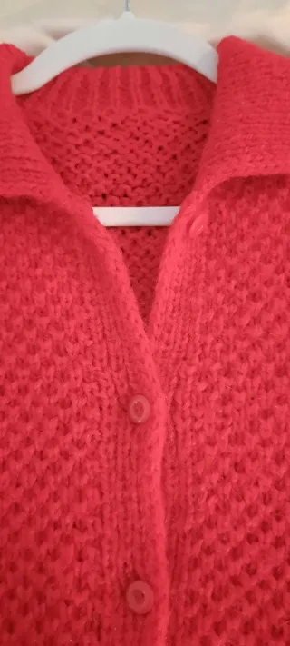 Chaqueta tejida a mano, talla única