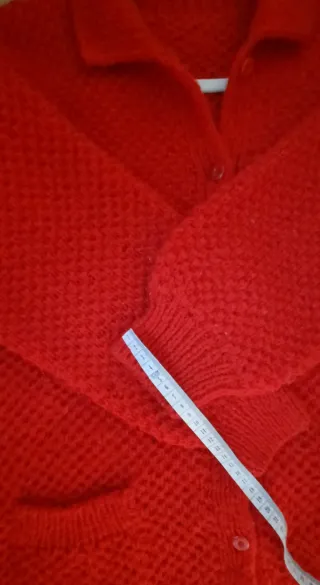 Chaqueta tejida a mano, talla única