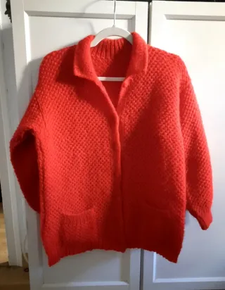 Chaqueta tejida a mano, talla única