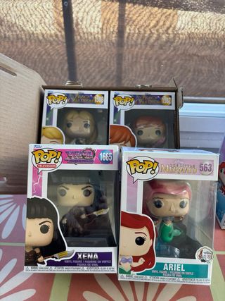 Funko Pop Disney Ariel, Xena, Caldero mágico