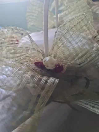 Cesta alfileres, cestas de regalo boda/comunion.