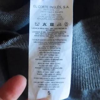 Jersey Emidio Tucci (El Corte Inglés) 60% Lana