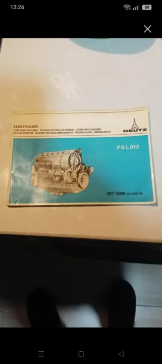Manuales Deutz Lote