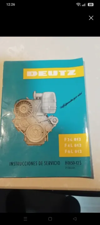 Manuales Deutz Lote