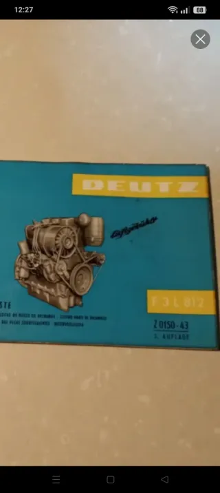Manuales Deutz Lote