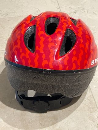 Casco Bici Niño Rojo B-PRO