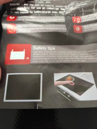 Alfombrilla Protectora Placa Inducción 52x80cm