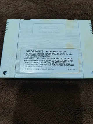 Super Star Wars SNES PAL + Manual F-Zero