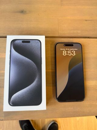 iPhone 15 Pro Max Titanio Negro 256 GB