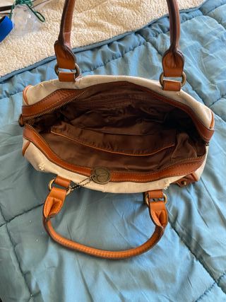 Bolso Miusso Beige y Marrón