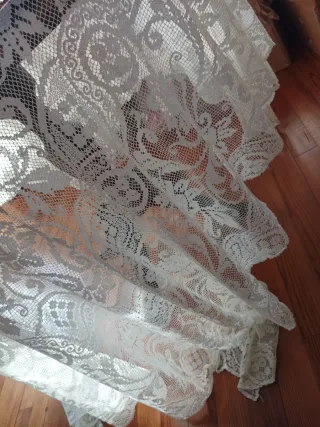 Bellissima rete del pescatore bianca