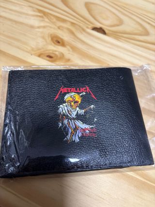 Billetera Metallica Negra