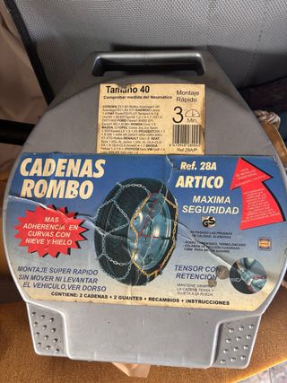 Cadenas para coche, ver dimensiones en la foto