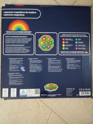 Juego magnético de madera