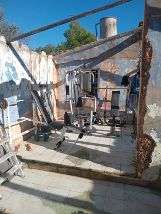 Máquina de gimnasio banco de pesas