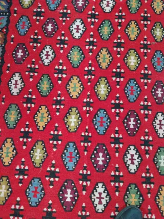 Tappeto tessuto raso 272 x 150 cm