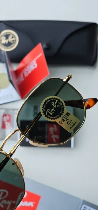 Gafas 3548 Hexagonal Oro/Verde