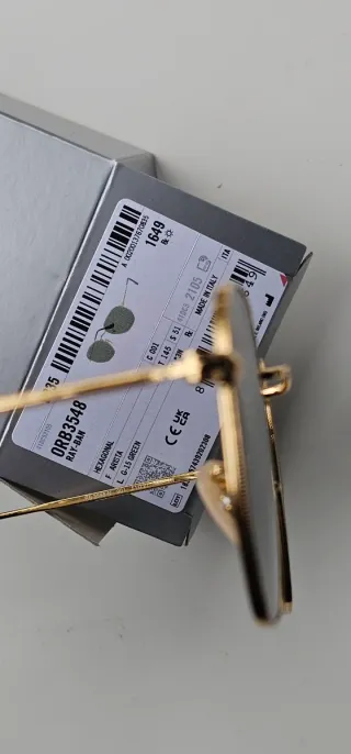 Gafas 3548 Hexagonal Oro/Verde