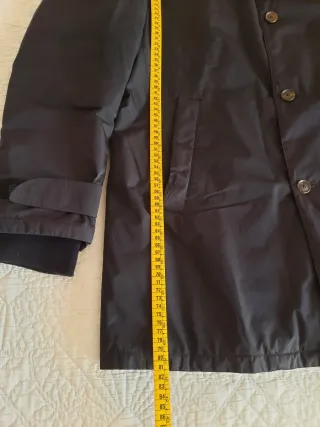 Parka de vestir negra