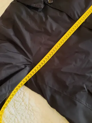 Parka de vestir negra