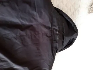 Parka de vestir negra