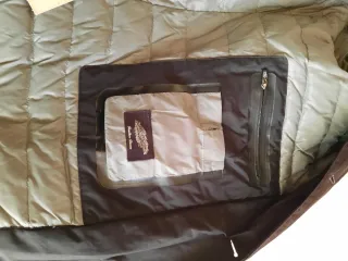 Parka de vestir negra