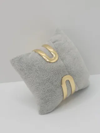 Pulsera Acero Quirúrgico Baño Oro Flores