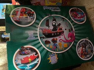 Pack Pinypon Isla, Barco , balsa y Campamento