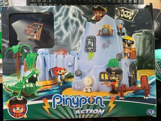 Pack Pinypon Isla, Barco , balsa y Campamento