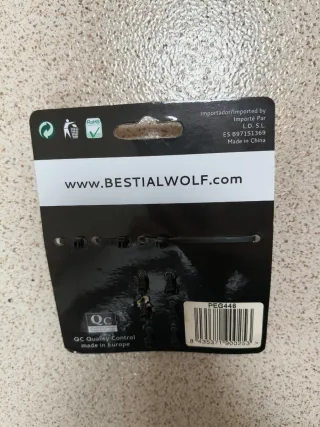 Estriberas Bestial Wolf Aluminio + Tornillos