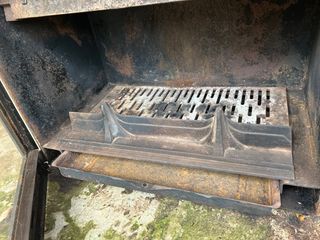 Caset de leña Calux 73x54,3x42,6 hierro