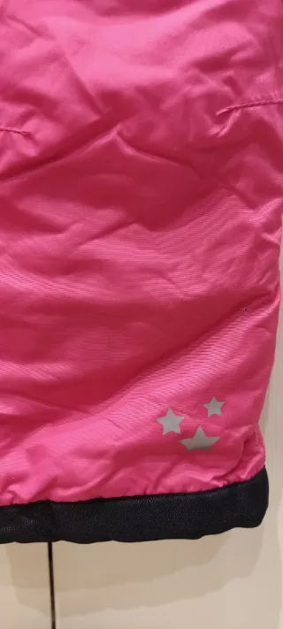 Pantalón de nieve para niña rosa