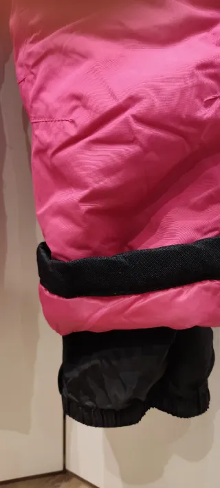 Pantalón de nieve para niña rosa